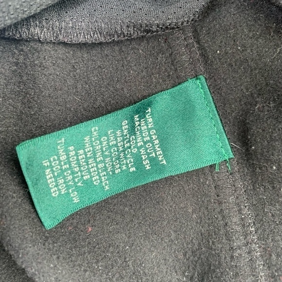 Lauren Ralph Lauren L-RL Women's Active Black and White Jacket Petite Medium - Picture 9 of 10